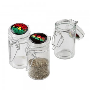 Roast & Toast Apothecary Glass Stash Jar [82498]